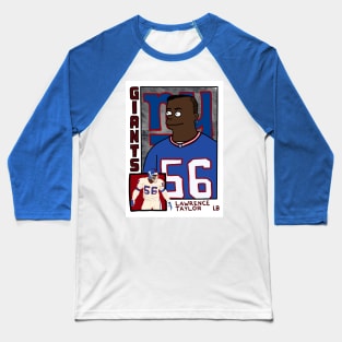 LAWRENCE TAYLOR Simpsons-Inspired Illustration by @cousscards Baseball T-Shirt